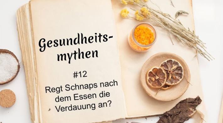 Regt Schnaps nach dem Essen die Verdauung an?